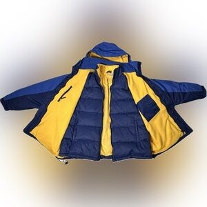 Athletic Works Winter/Snow/Ski Coat 2 in 1. Removable hood And Down Liner XL